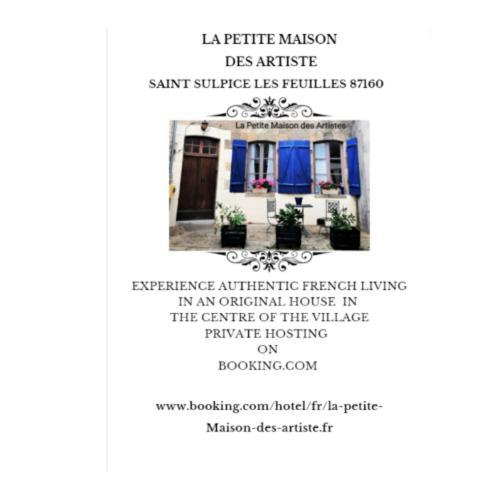 La Petite Maison Des Artiste Villa Saint-Sulpice-les-Feuilles Luaran gambar